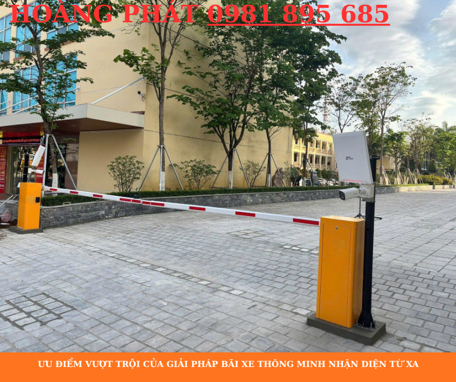 camera nhận diện biển số xe tự động tại bãi đỗ xe