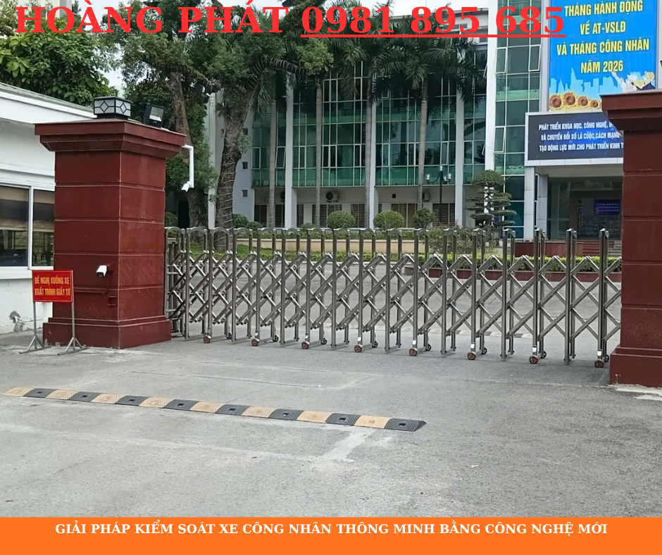 Hệ thống kiểm soát phương tiện công nhân nâng cao an ninh nhà máy