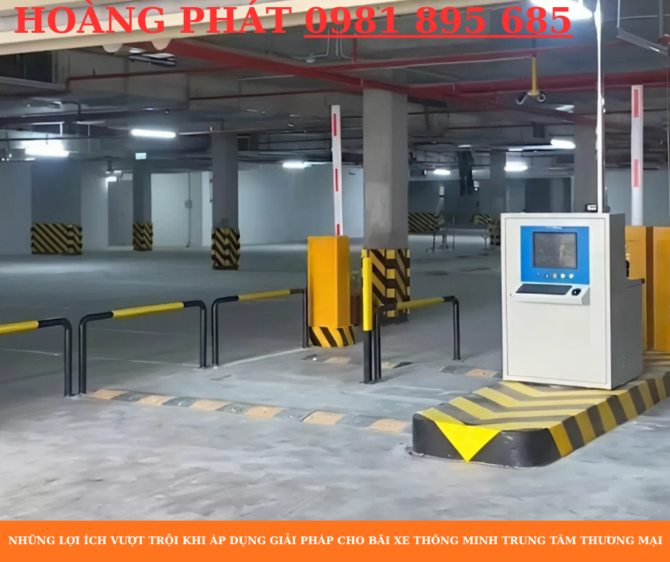 Giải pháp quản lý bãi giữ xe trung tâm thương mại bằng barrier tự động