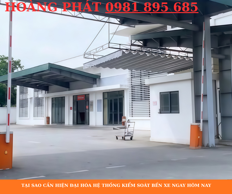 Hệ thống kiểm soát phương tiện ra vào bến xe bằng camera nhận diện biển số tự động