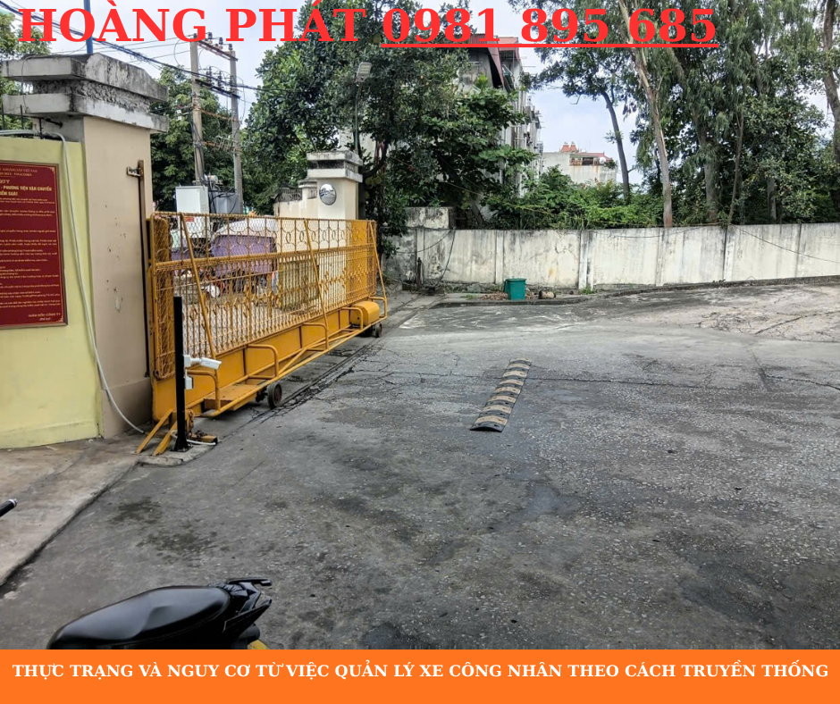 Giải pháp kiểm soát xe công nhân vào ra bằng camera AI tại nhà máy
