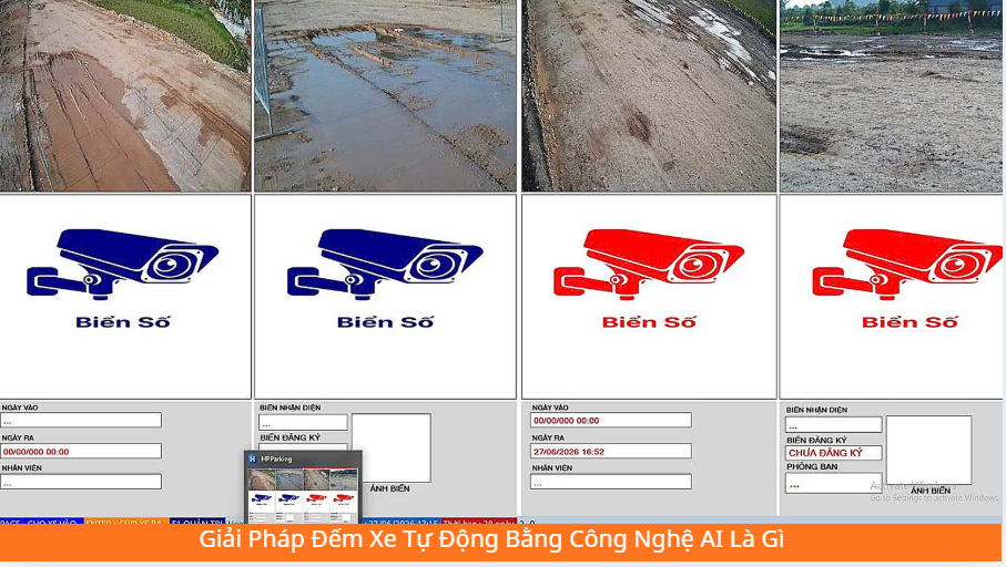 Giải pháp kiểm soát xe tải ra vào bãi khai thác đất bằng camera AI