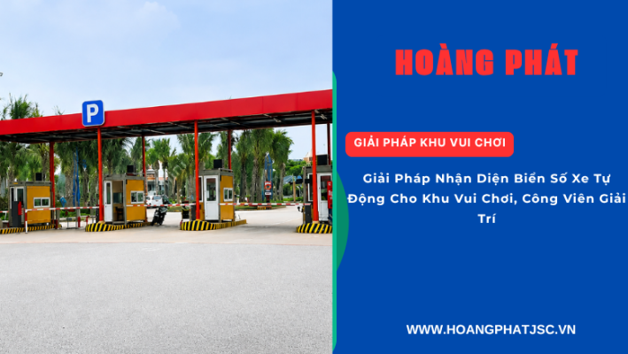 Giải pháp kiểm soát phương tiện thông minh giảm ùn tắc tại cổng vào khu vui chơi.