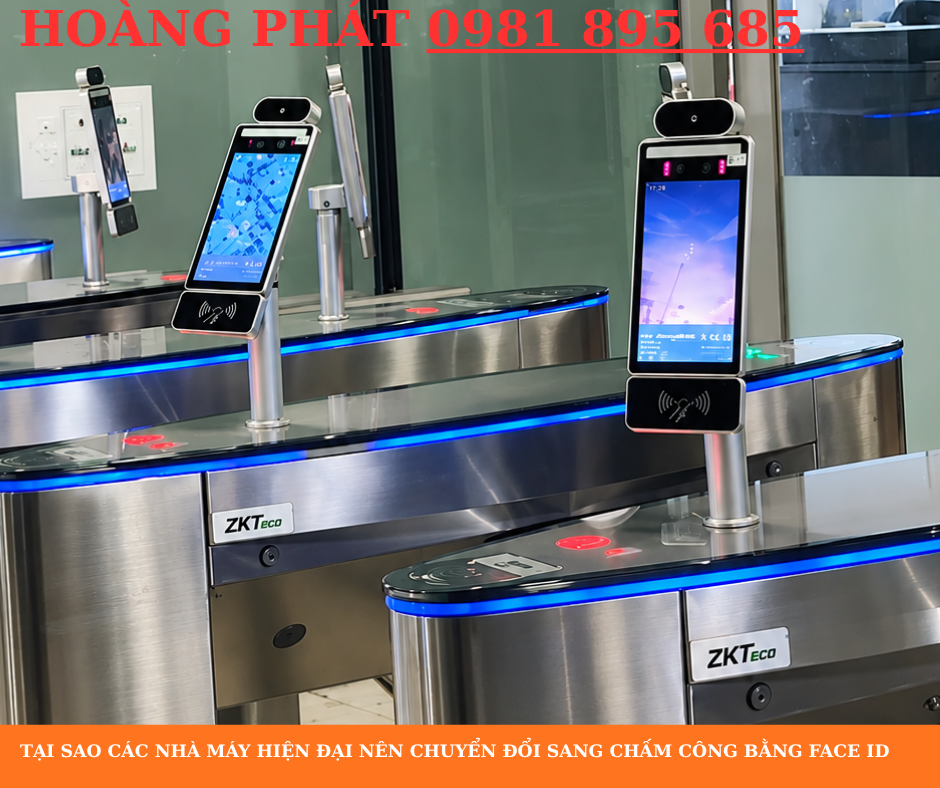 Giải pháp chấm công bằng Face ID cho nhà máy tự động và chính xác