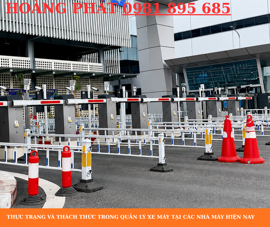 Giải pháp quản lý lưu lượng xe máy tại nhà máy bằng công nghệ tự động hiện đại