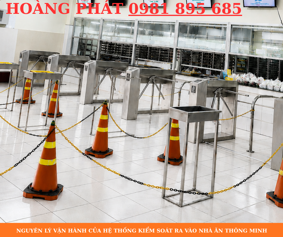 Hệ thống quản lý nhà ăn thông minh cho doanh nghiệp sản xuất.