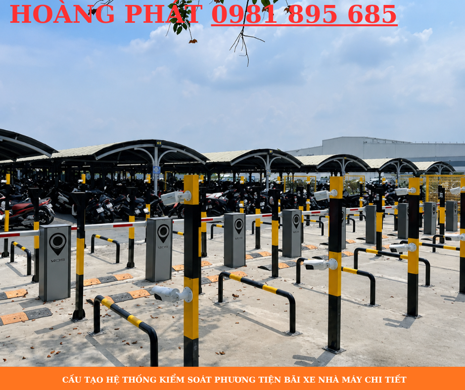Giải pháp kiểm soát bãi xe công nhân nhà máy tự động