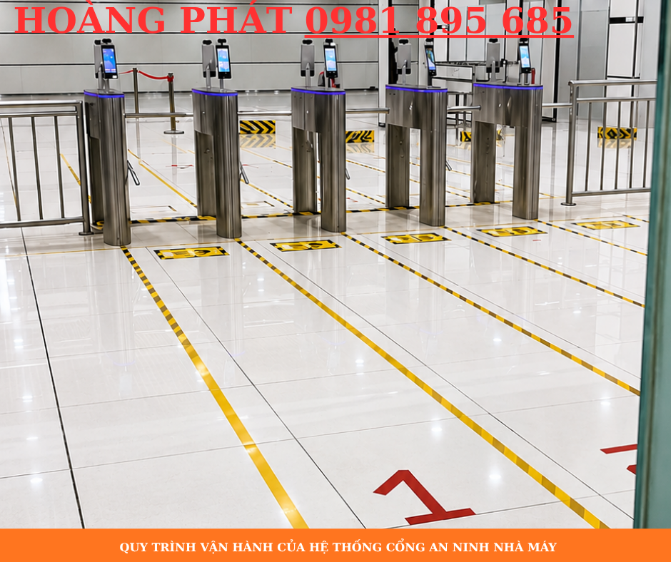 VBTT 5: Giải pháp kiểm soát ra vào nhà máy bằng cổng an ninh thông minh