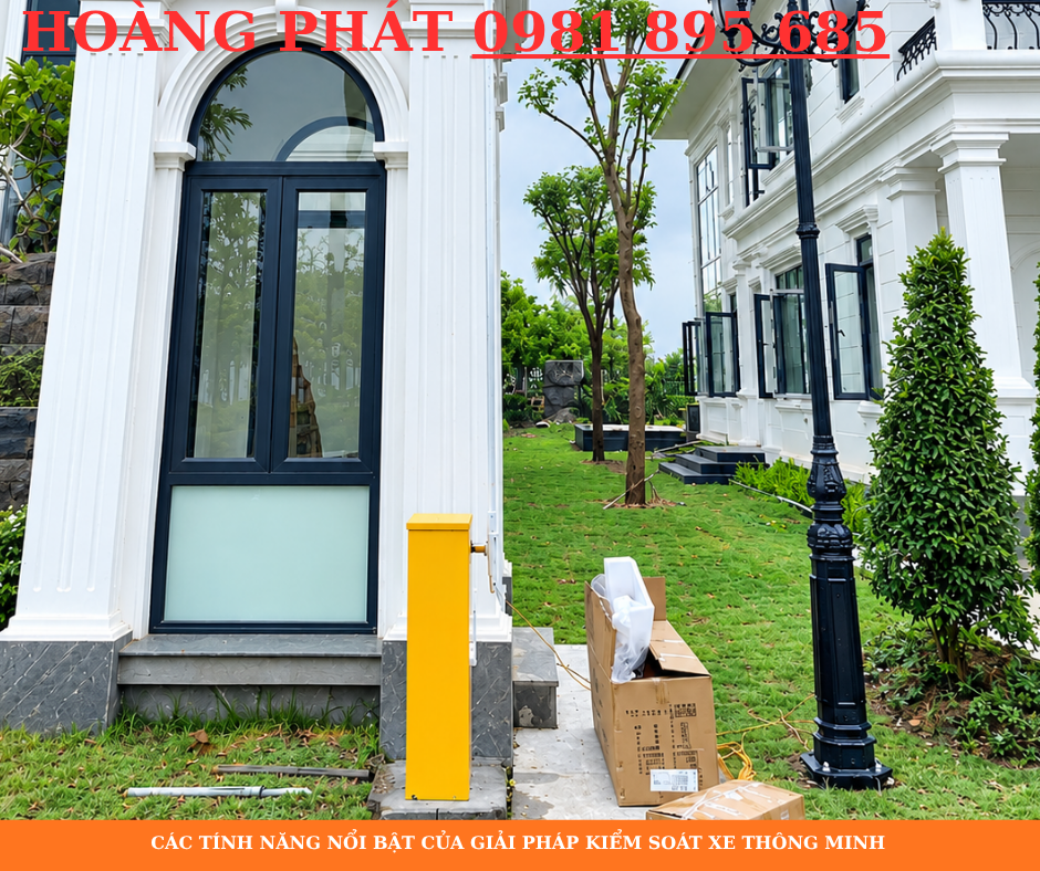 Hệ thống kiểm soát cổng khu đô thị tích hợp quản lý xe ra vào