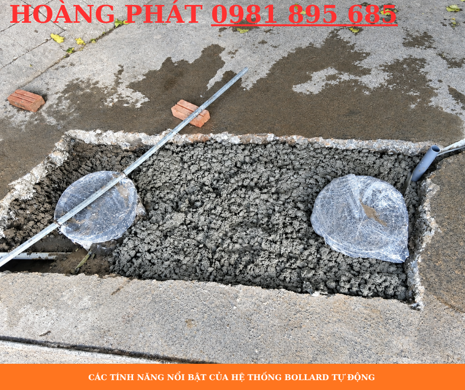 Trụ Bollard tự động kiểm soát xe ra vào và đảm bảo an ninh cho cơ quan