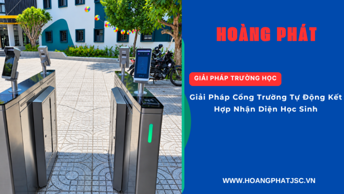 Hệ thống cổng trường tự động và điểm danh học sinh