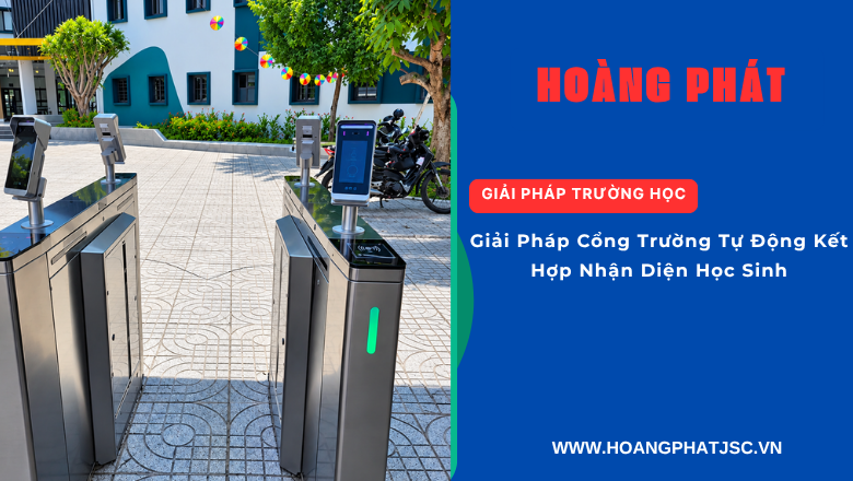 Hệ thống cổng trường tự động và điểm danh học sinh