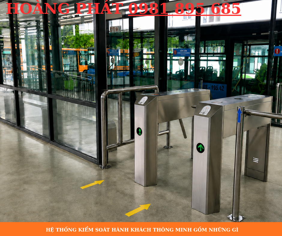Cổng kiểm soát vé tự động tại bến xe buýt