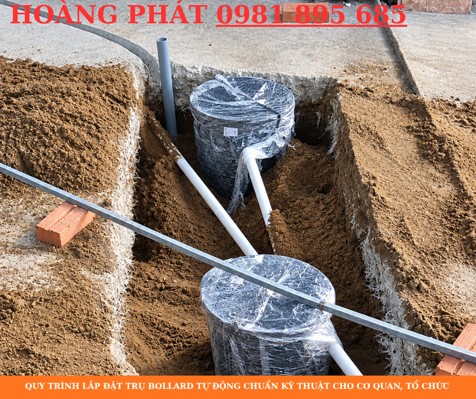 Giải pháp Bollard tự động phân luồng và kiểm soát phương tiện