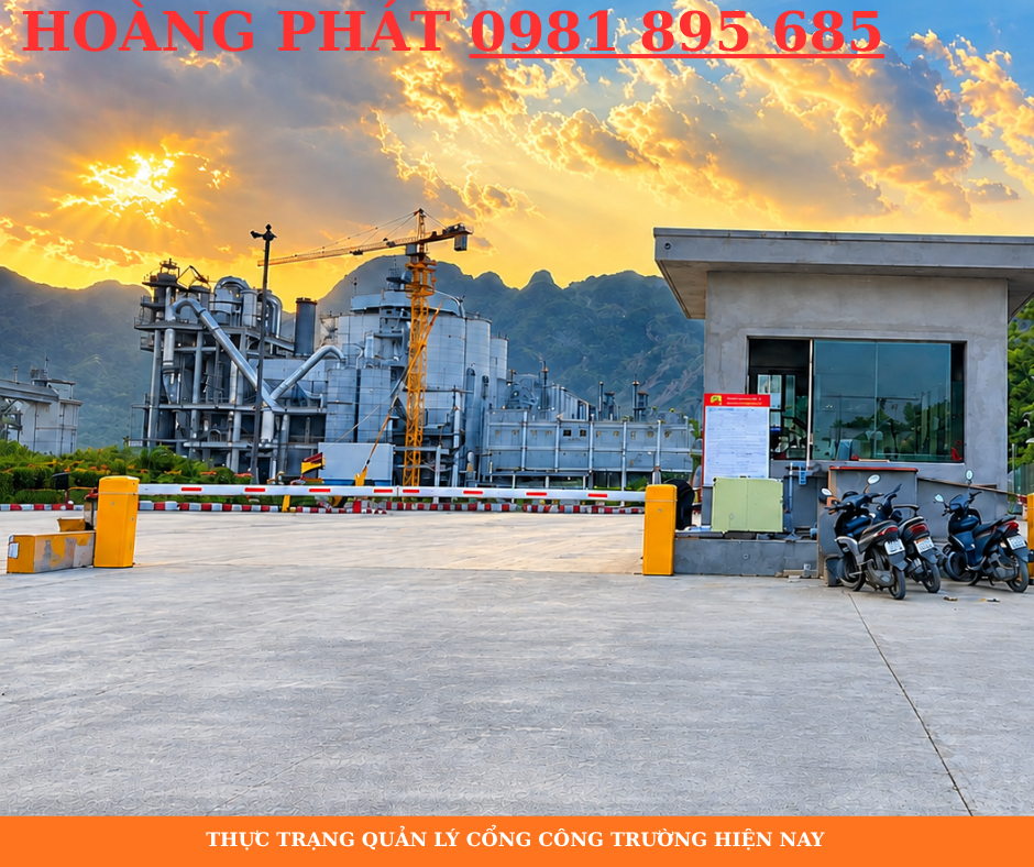 Giải pháp quản lý cổng công trường bằng hệ thống barrier tự động