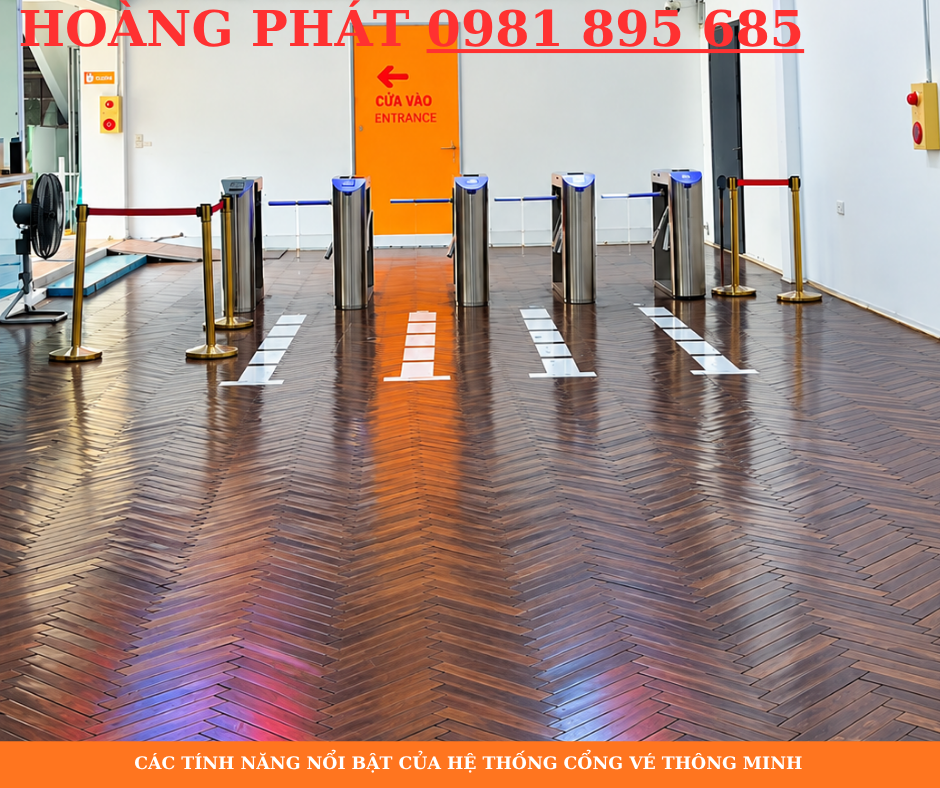 Cổng soát vé tự động không chạm cho khu di tích