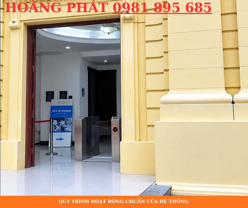 1. Giải pháp quản lý khách tham quan bảo tàng bằng cổng kiểm soát tự động